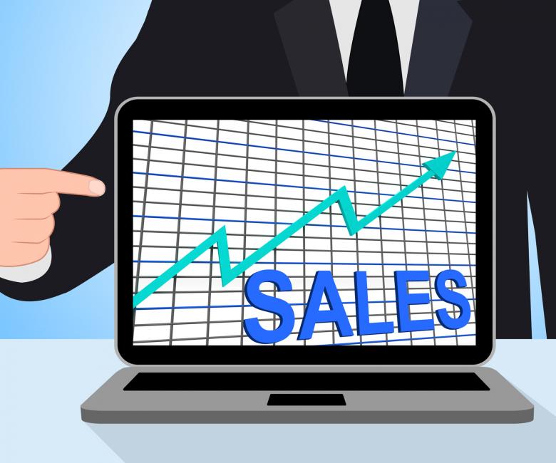 Free stock image of Sales Chart Graph Displays Increasing Profits Trade created by Stuart Miles