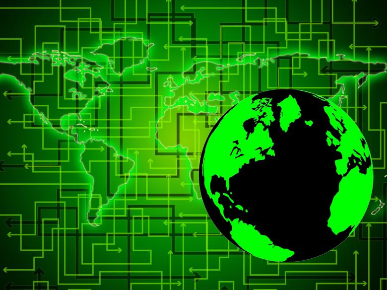 Free stock image of World Computer Represents Network Server And Communication created by Stuart Miles