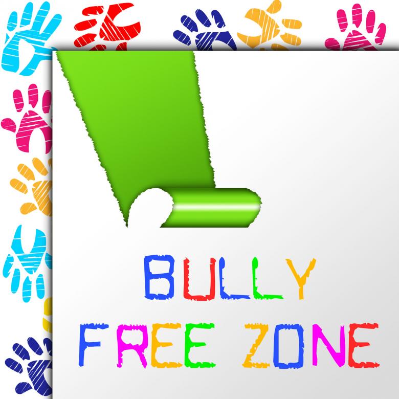 Free stock image of Bully Free Zone Indicates School Bullying And Assistance created by Stuart Miles