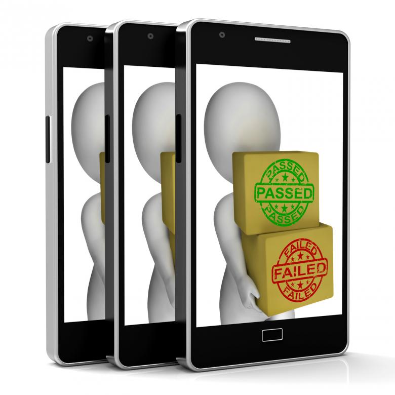 Free stock image of Passed And Failed Boxes Mean Product Testing Or Validation created by Stuart Miles