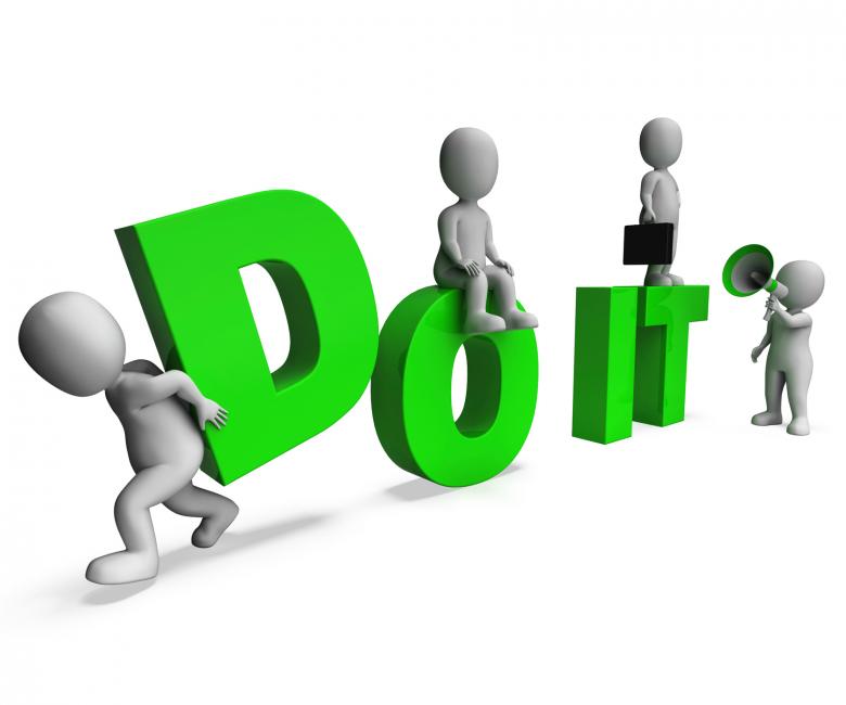 Free stock image of Do It Characters Means Acting Or Take Action Right Now created by Stuart Miles