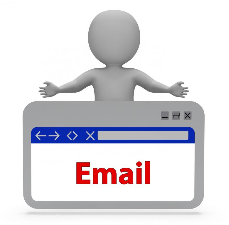 Free stock image of Email Webpage Represents Postal Post And Correspond 3d Rendering created by Stuart Miles