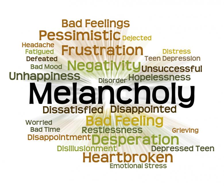 Free stock image of Melancholy Word Represents Low Spirits And Dejected created by Stuart Miles