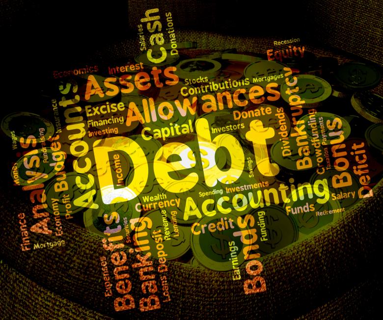 Free stock image of Debt Word Means Words Liability And Debts created by Stuart Miles