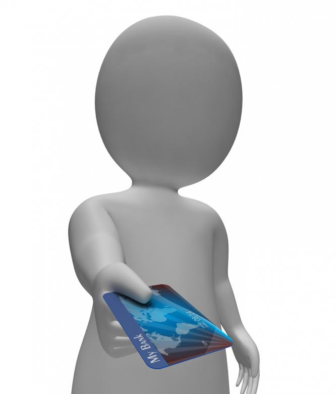 Free stock image of Credit Card Represents Ecommerce Plastic And Buy 3d Rendering created by Stuart Miles