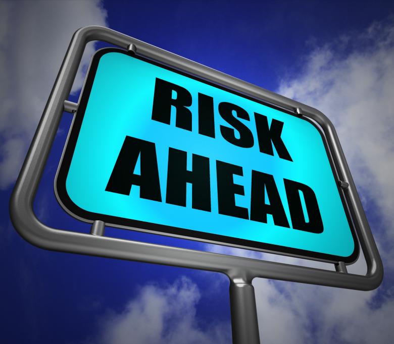 Free stock image of Risk Ahead Signpost Shows Dangerous Unstable and Insecure Warning created by Stuart Miles