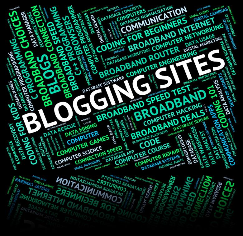 Free stock image of Blogging Sites Means Web Host And Weblog created by Stuart Miles