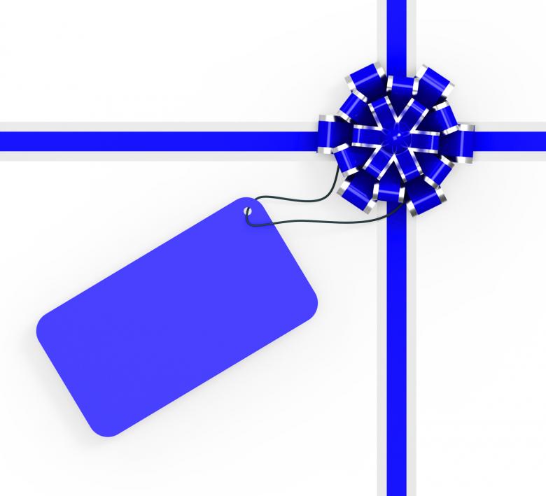 Free stock image of Gift Tag Indicates Greeting Card And Copy-Space created by Stuart Miles