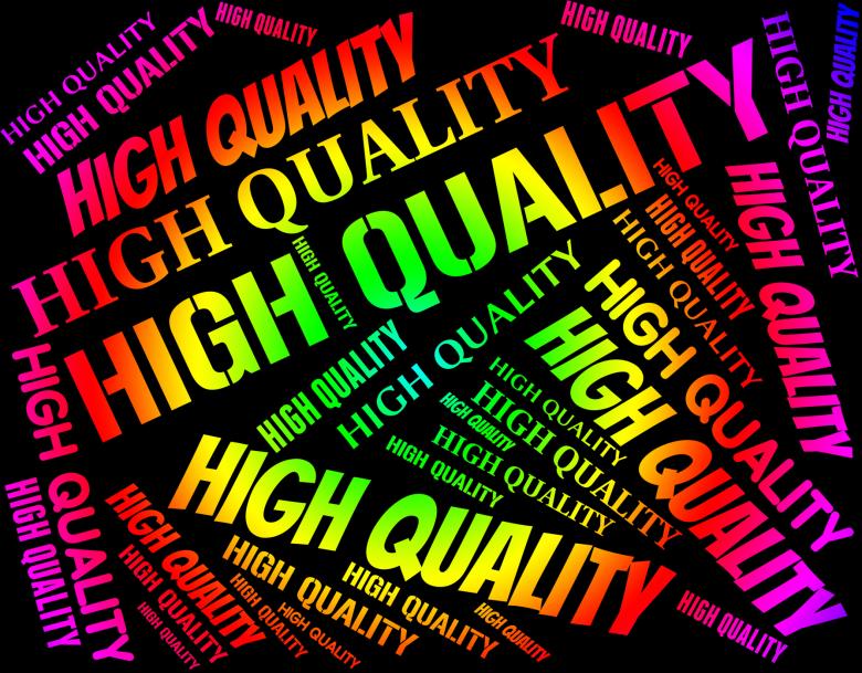 Free stock image of High Quality Means Number One And Approval created by Stuart Miles