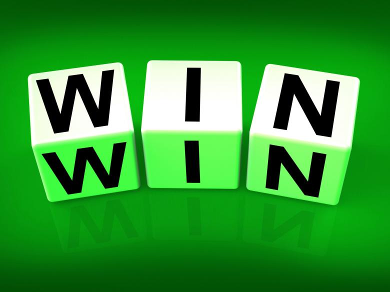 Free stock image of Win Blocks Indicate Success Triumphant and Winning created by Stuart Miles