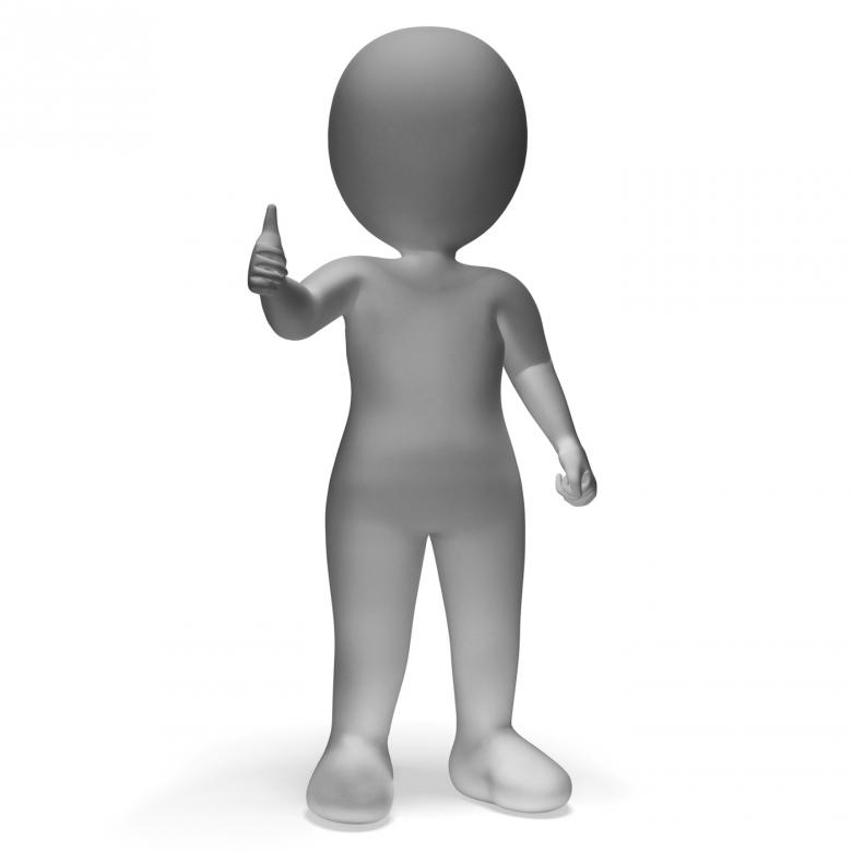 Free stock image of Thumbs Up Shows Support Approval And Confirmation created by Stuart Miles
