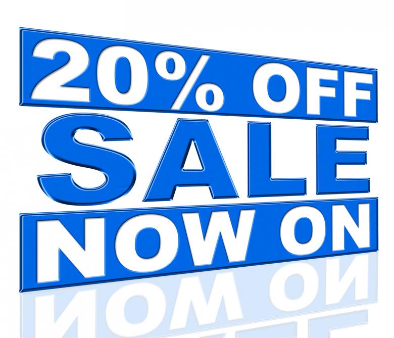 Free stock image of Twenty Percent Off Indicates At This Time And Clearance created by Stuart Miles