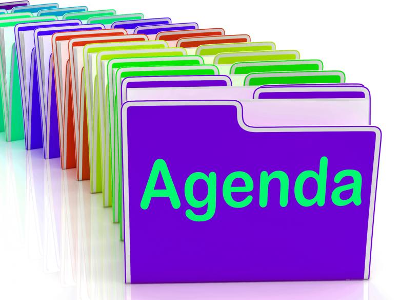 Free stock image of Agenda Folders Show Schedule Lineup Or Timetable created by Stuart Miles
