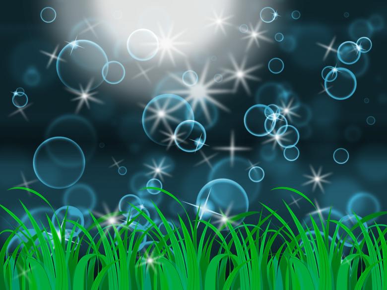 Free stock image of Glow Bubbles Represents Light Burst And Dazzling created by Stuart Miles