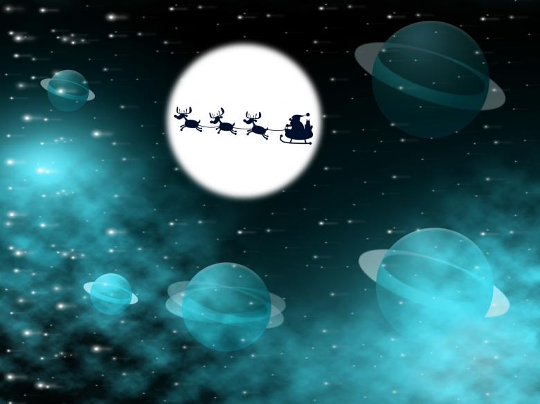 Free stock image of Xmas  Shows Full Moon And Christmastime created by Stuart Miles