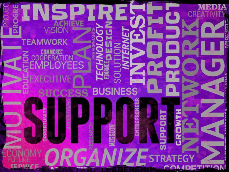 Free stock image of Support Words Indicate Help Support And Asistance created by Stuart Miles