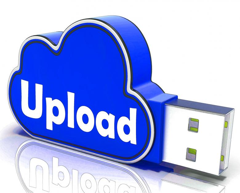 Free stock image of Upload Memory Shows Uploading Files To Cloud created by Stuart Miles