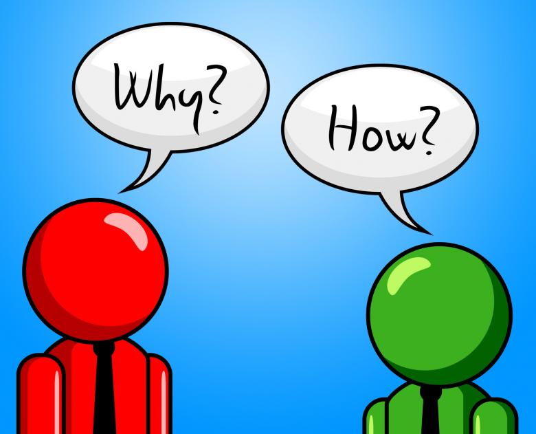 Free stock image of Why How Shows Justification Answer And Problems created by Stuart Miles