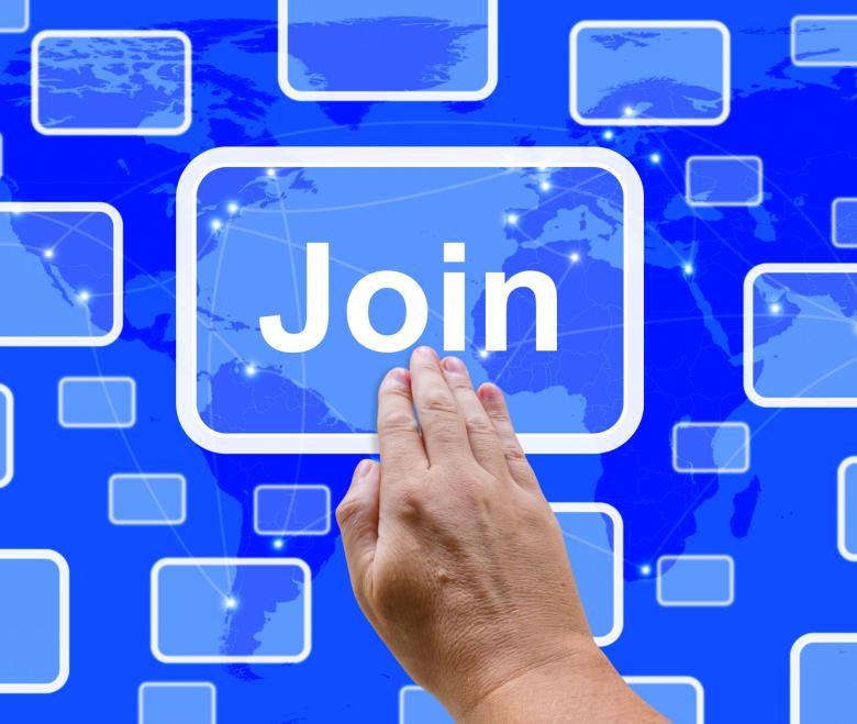 Free stock image of Join Button With Hand Showing Subscription And Registration created by Stuart Miles