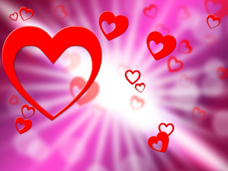 Free stock image of Hearts Background Indicates Valentines Day And Affection created by Stuart Miles
