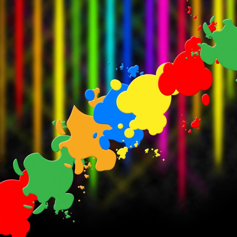 Free stock image of Paint Splash Means Splat Splashed And Design created by Stuart Miles
