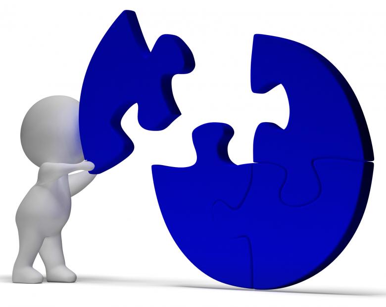 Free stock image of Completing Jigsaw Means Solution Completing Or Achievement created by Stuart Miles