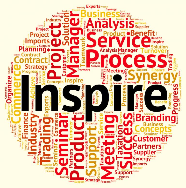 Free stock image of Inspire Word Shows Fire Up And Encourage created by Stuart Miles