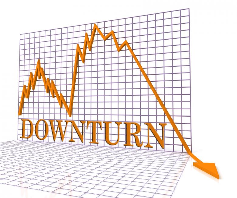 Free stock image of Downturn Graph Represents Market Chart And Loss 3d Rendering created by Stuart Miles