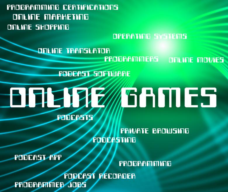 Free stock image of Online Games Indicates World Wide Web And Entertainment created by Stuart Miles