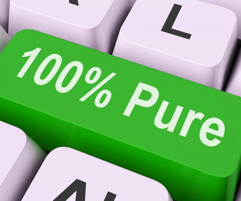 Free stock image of Hundred Percent Pure Key Means Absolute Uncorrupt created by Stuart Miles