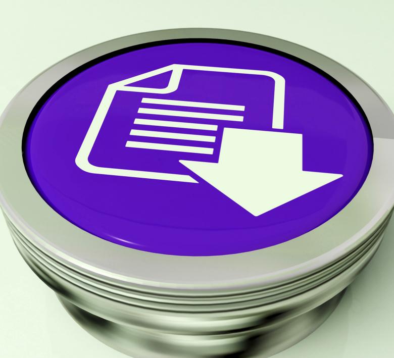 Free stock image of Download File Switch Shows Downloaded Software Or Data created by Stuart Miles