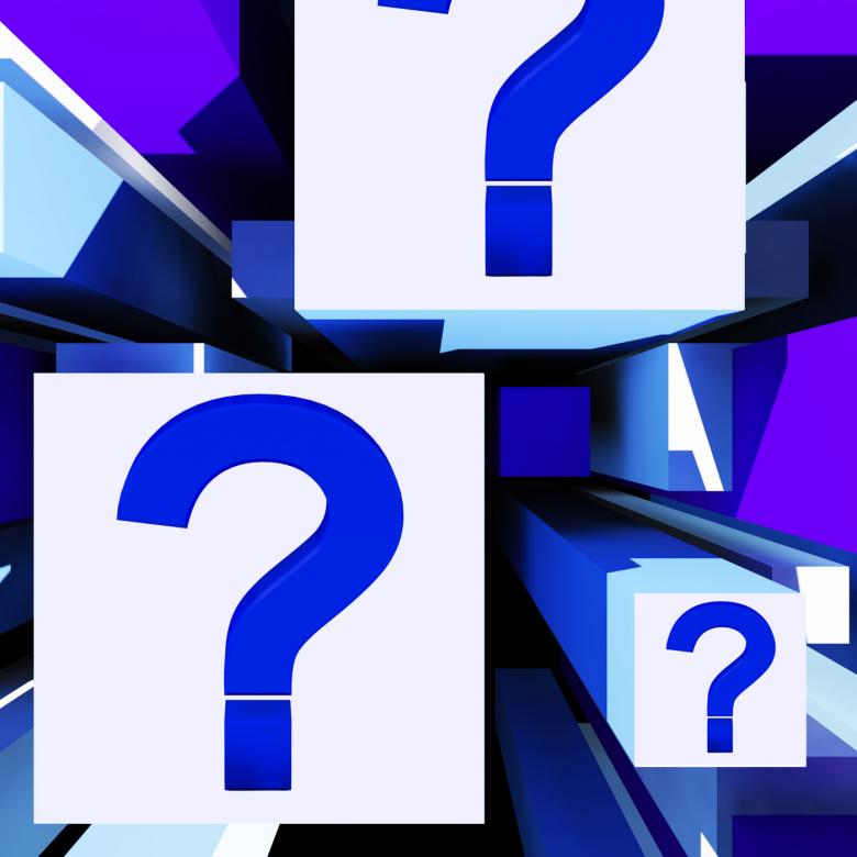 Free stock image of Question Mark On Cubes Shows Uncertainty created by Stuart Miles