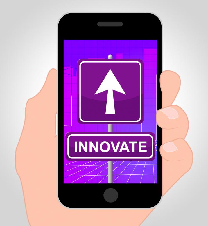 Free stock image of Innovate Online Represents Mobile Phone And Idea created by Stuart Miles