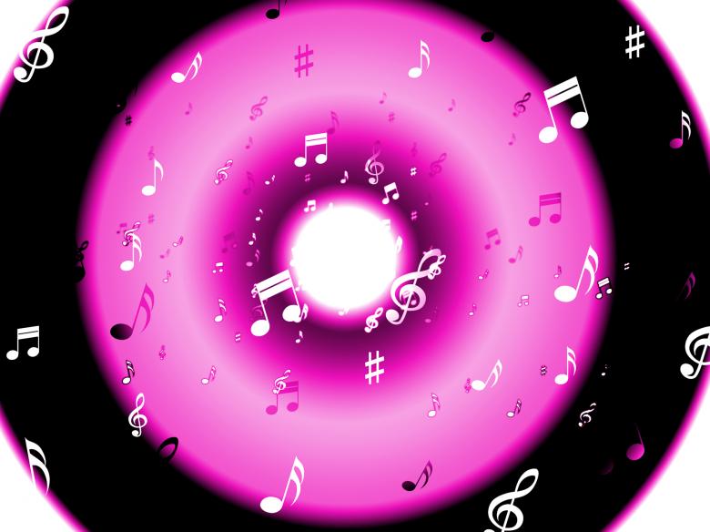 Free stock image of Musical Notes Background Shows Musical Wallpaper Or Digital Art created by Stuart Miles