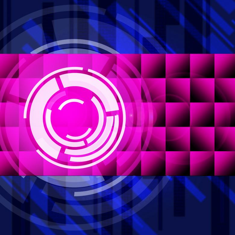 Free stock image of Purple Circles Background Shows Long Play Record created by Stuart Miles