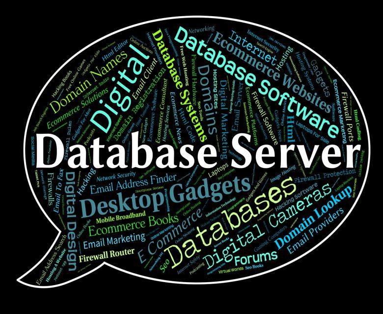 Free stock image of Database Server Shows Word Networking And Databases created by Stuart Miles