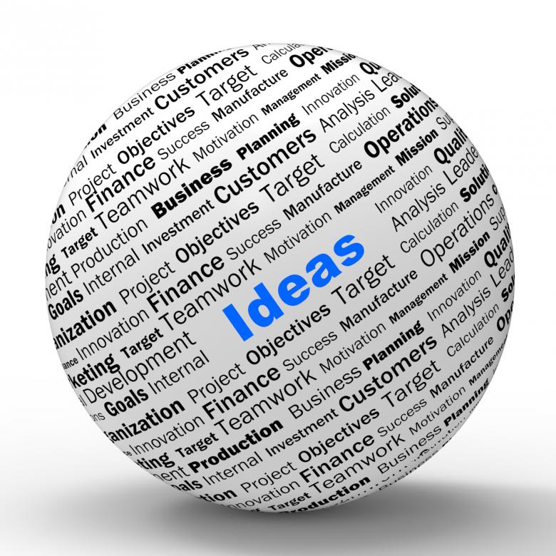 Free stock image of Ideas Sphere Definition Shows Creativity And Innovation created by Stuart Miles
