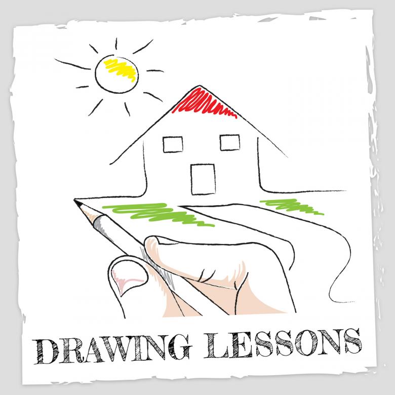 Free stock image of Drawing Lessons Means Designer Class And Creativity created by Stuart Miles
