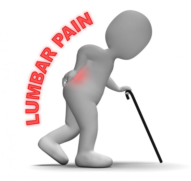 Free stock image of Lumbar Pain Indicates Spinal Column And Agony 3d Rendering created by Stuart Miles