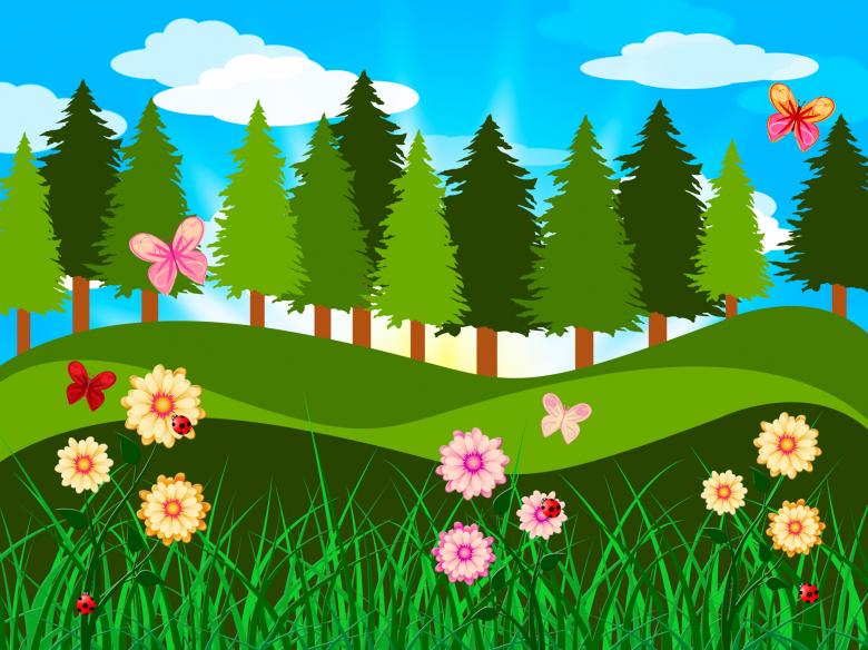 Free stock image of Countryside Trees Represents Woods Branches And Meadow created by Stuart Miles