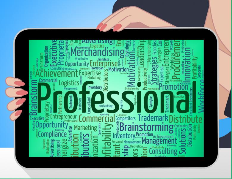 Free stock image of Professional Word Represents Professions Educated And Specialist created by Stuart Miles