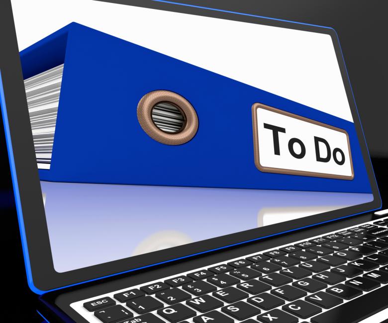 Free stock image of To Do File On Laptop Shows Tasks List created by Stuart Miles