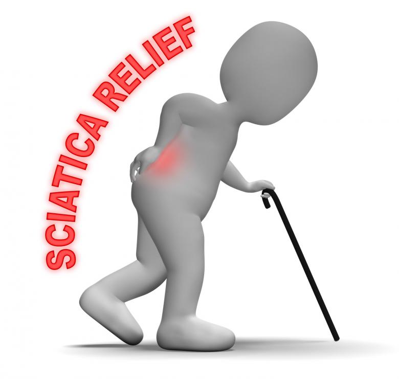 Free stock image of Sciatica Relief Means Spinal Pain Easing 3d Rendering created by Stuart Miles