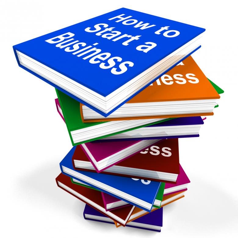 Free stock image of How To Start A Business Book Stack Shows Begin Company Partnership created by Stuart Miles