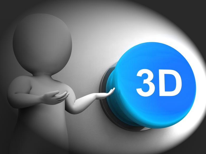 Free stock image of 3d Pressed Means Three Dimensional Object Or Image created by Stuart Miles