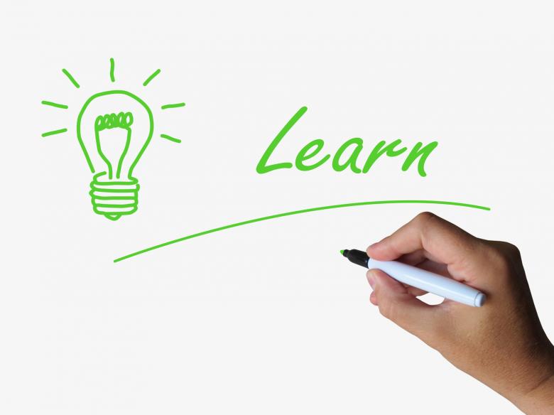 Free stock image of Learn and Lightbulb Means Training and Learning Skills or Knowledge created by Stuart Miles