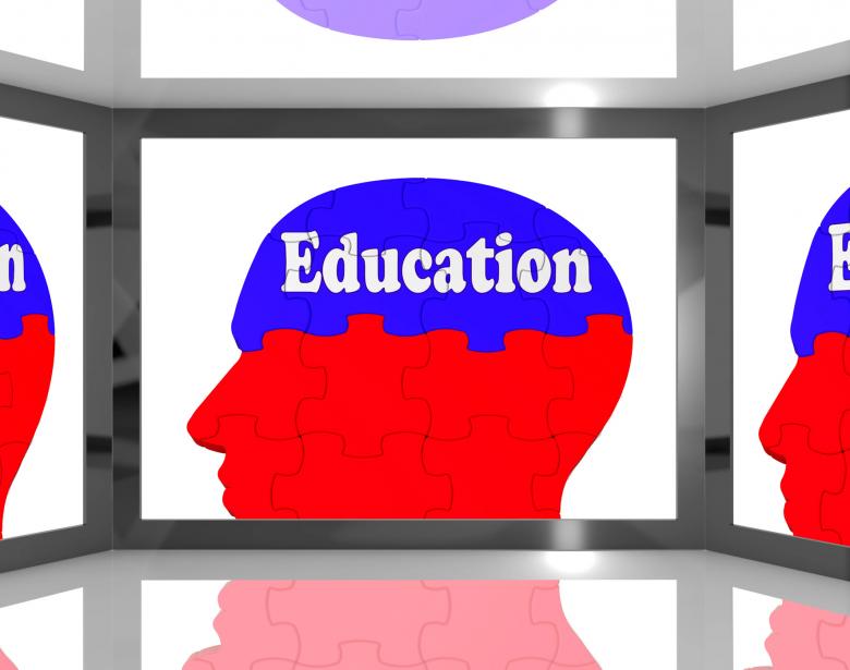 Free stock image of Education On Brain On Screen Shows Human Learning created by Stuart Miles