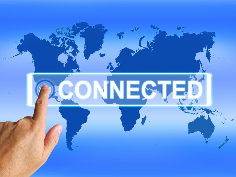 Free stock image of Connected Map Indicates Networking connecting and Internet Communicati created by Stuart Miles