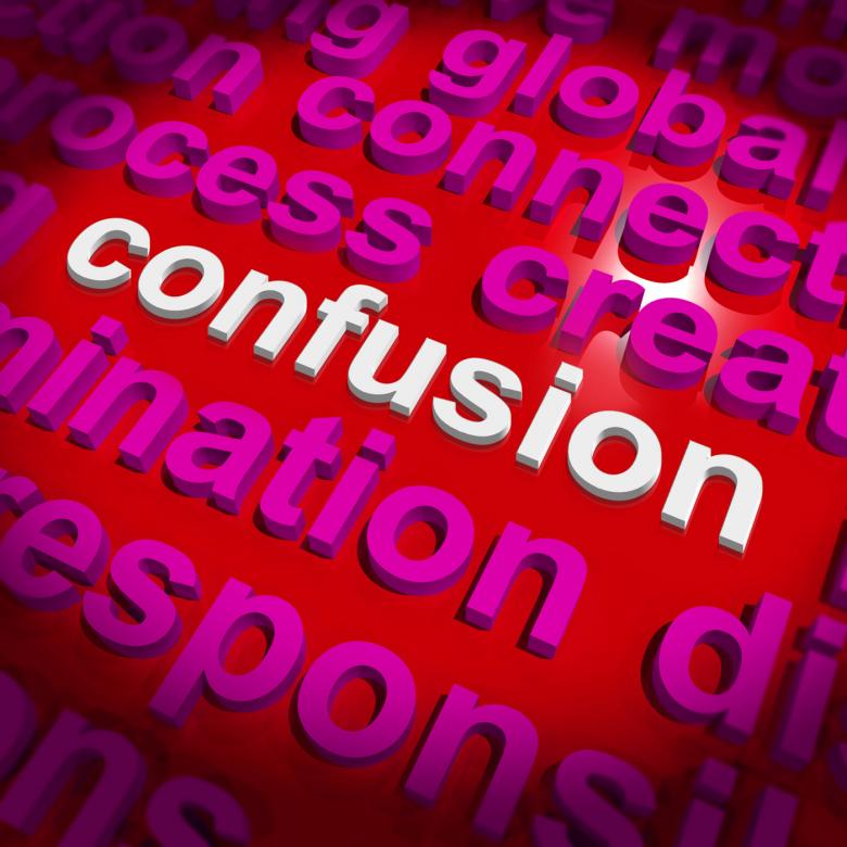 Free stock image of Confusion Word Cloud Means Confusing Confused Dilemma created by Stuart Miles