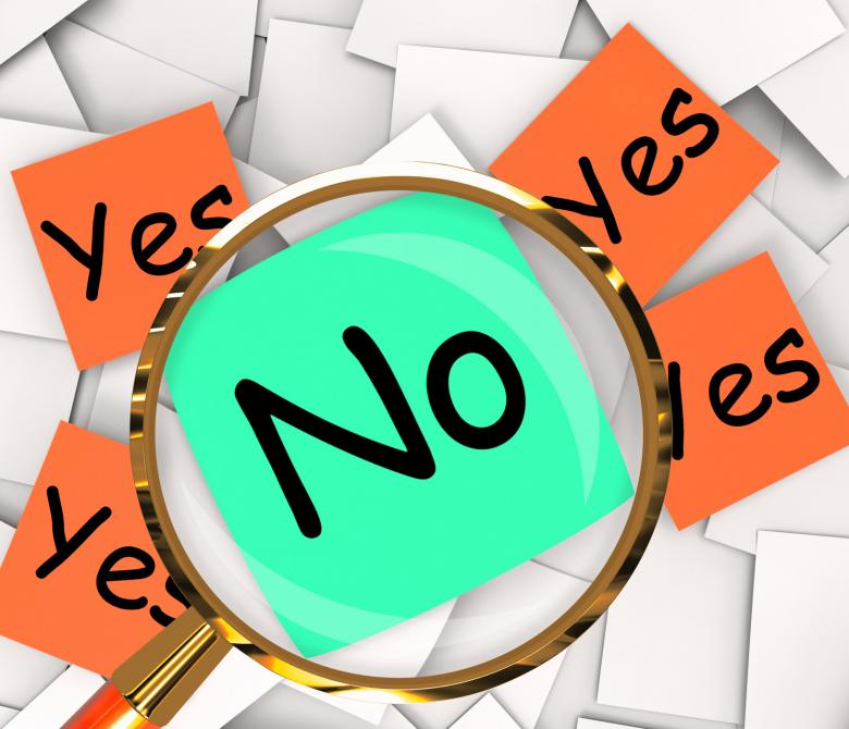Free stock image of Yes No Post-It Papers Show Affirmative Or Negative created by Stuart Miles